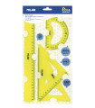 EQUIPO DIBUJO MILAN 30 CM AMARILLO