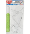 KIT DE REGLAS MAPED  (4 PIEZAS+1 REGALO)