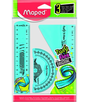 KIT 3 REGLAS TWIST & FLEX IRROMPIBLE MAP