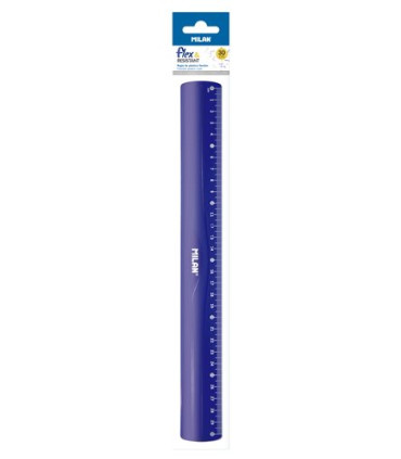 REGLA MILAN FLEX RESINSTANT 30 CMS AZUL