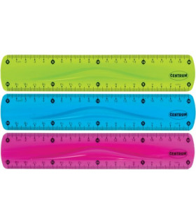 REGLA CENTRUM FLEXIBLE 20 CM SURTIDO