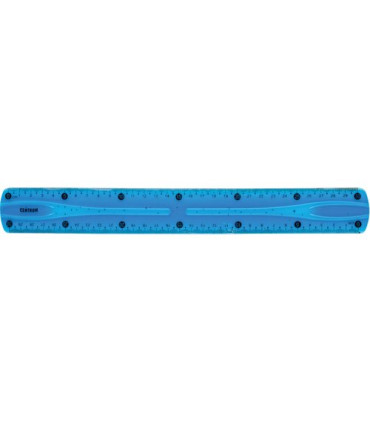 REGLA CENTRUM FLEXIBLE 30 CM AZUL