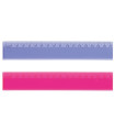 REGLA CRISTAL SAFTA 17 CENTIMETROS SURTI