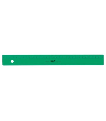 REGLA SAFTA 30 CENTIMETROS VERDE