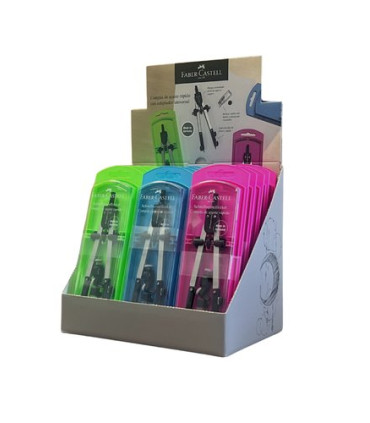 COMPAS FABER-CAST.AJUSTE RAP.NEON E/15