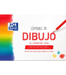 LAMINA DIBUJO OXFORD PK 10 A4 LISA
