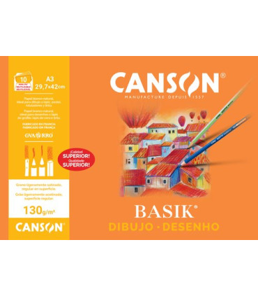 LAMINA G-C DIBUJO BASIK M.PK 10 A3 LISA
