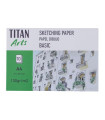 LAMINA TITAN AC DIBUJO A4 LISA 130g 10h