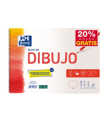 BLOC DIBUJO OXFORD C/ESP. A4+ 130g