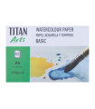 LAMINA TITAN AC ACUARELA A4 LISO 370g 10