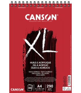 BLOC DIBUJO CANSON XL OLEO&ACR. C/ESP.A4