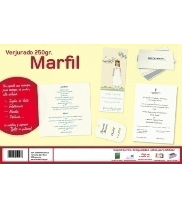 PAPEL VERJUR.32x45 YOSAN 250g MARFIL