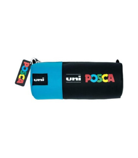 PORTATODO UNI-POSCA TELA AZUL