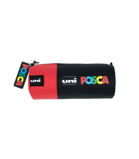 PORTATODO UNI-POSCA TELA ROJO