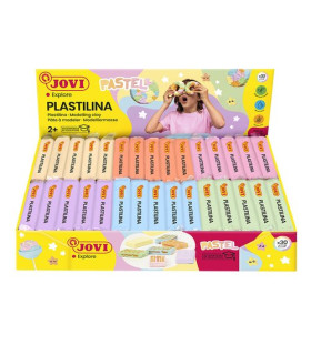 PLASTILINA JOVI 70 PAST. COL.PASTEL C/30