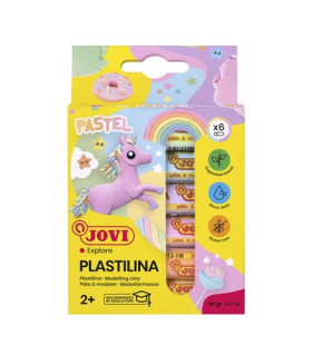 PLASTILINA JOVI 90 PASTEL BARRA EST.6