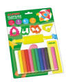 PLASTILINA ALPINO BLISTER 10+2 17GR HERR