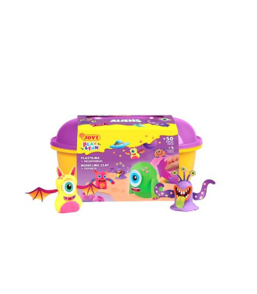 PLASTILINA JOVI PLAY&FUN COFRE ALIENS