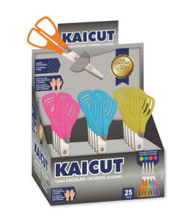 TIJERAS ESCOL. KAICUT EXPOSITOR 25