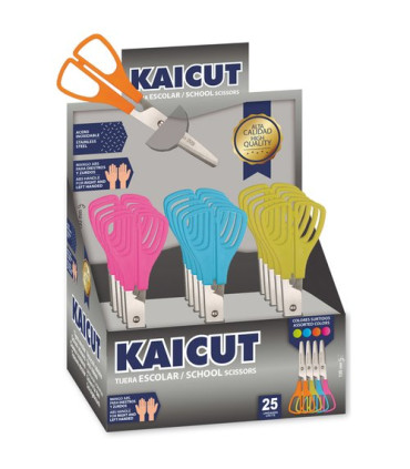 TIJERAS ESCOL. KAICUT EXPOSITOR 25