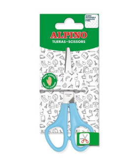 TIJERA ESCOL. ALPINO 13cm ZURDOS BLISTER
