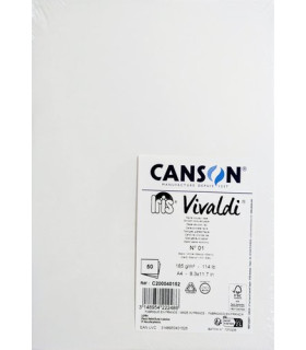 CARTULINA A4 IRIS 185g BLANCO P/50