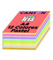 CARTULINA A4 IRIS 185g COL. PASTEL P/120