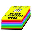 CARTULINA 50x65 IRIS 185g COL. VIVOS P/1
