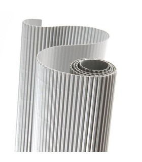 CARTON ONDUL.CANSON R.0,5x0,7 PLATA P/10