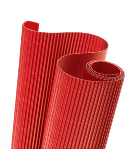 CARTON ONDUL.CANSON R.0,5x0,7 ROJO P/10
