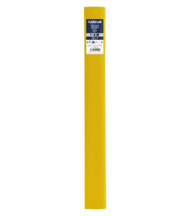 PAPEL CREPE CANSON 30g 0,5x2,5 AMAR.LIM.