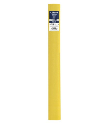 PAPEL CREPE CANSON 30g 0,5x2,5 AMAR.PAJA