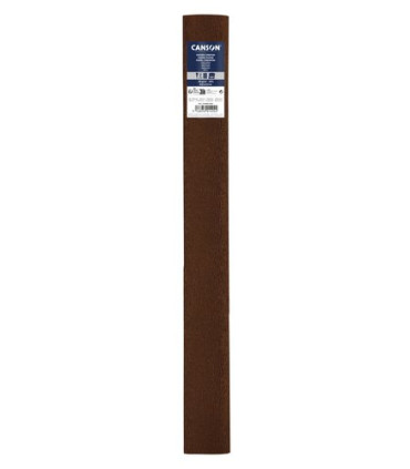 PAPEL CREPE CANSON 30g 0,5x2,5 MARRON