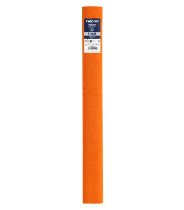PAPEL CREPE CANSON 30g 0,5x2,5 NARANJA