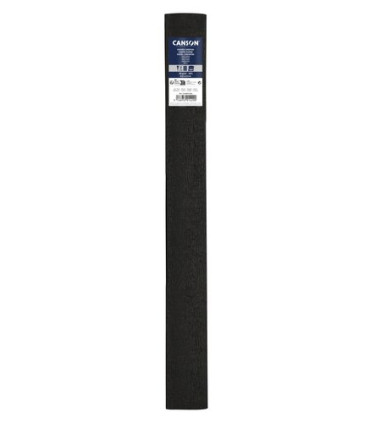 PAPEL CREPE CANSON 30g 0,5x2,5 NEGRO