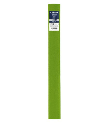 PAPEL CREPE CANSON 30g 0,5x2,5 VERDE PRI