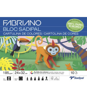 BLOC SADIPAL MANUAL. 10h. CART. COLORES