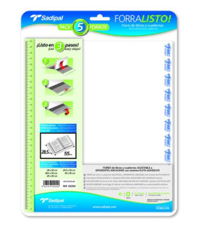FORRO AJUST.SADIPAL 28,5x52 BLISTER 5