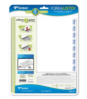 FORRO AJUST.SADIPAL 29x52 BLISTER 5