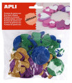 GOMA EVA APLI F.ADH.PURP.ALFABETO B/52