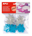GOMA EVA APLI F.ADH.PURP.COPO NIEVE B/22