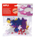 GOMA EVA APLI F.ADH.PURP.ESTRELLA B/50