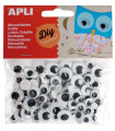 OJOS MOVILES APLI REDO. NEGRO B/100