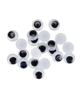 OJOS MOVILES SMART OVAL. 20 mm. PACK 20