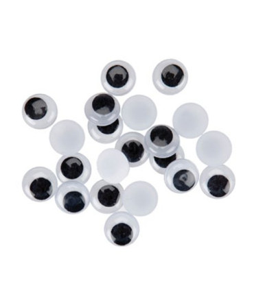 OJOS MOVILES SMART OVAL. 8 mm. PACK 60
