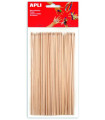 PALILLOS REDON. MADERA 20cm. B/50