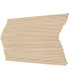 PALILLOS REDONDOS NATURAL 20cm. PACK 36