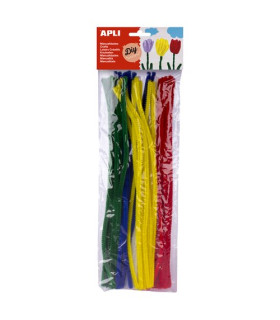 LIMPIA PIPAS APLI COLORES 30 cm. B/50
