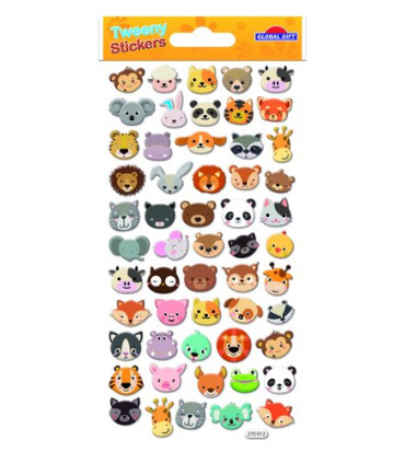 STICKERS ERIK Bl.1h. TWEENY FOAMY ANIMAL