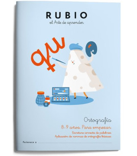 CUADERNO RUBIO ORTOGRAFIA 3 8-9 AÑOS